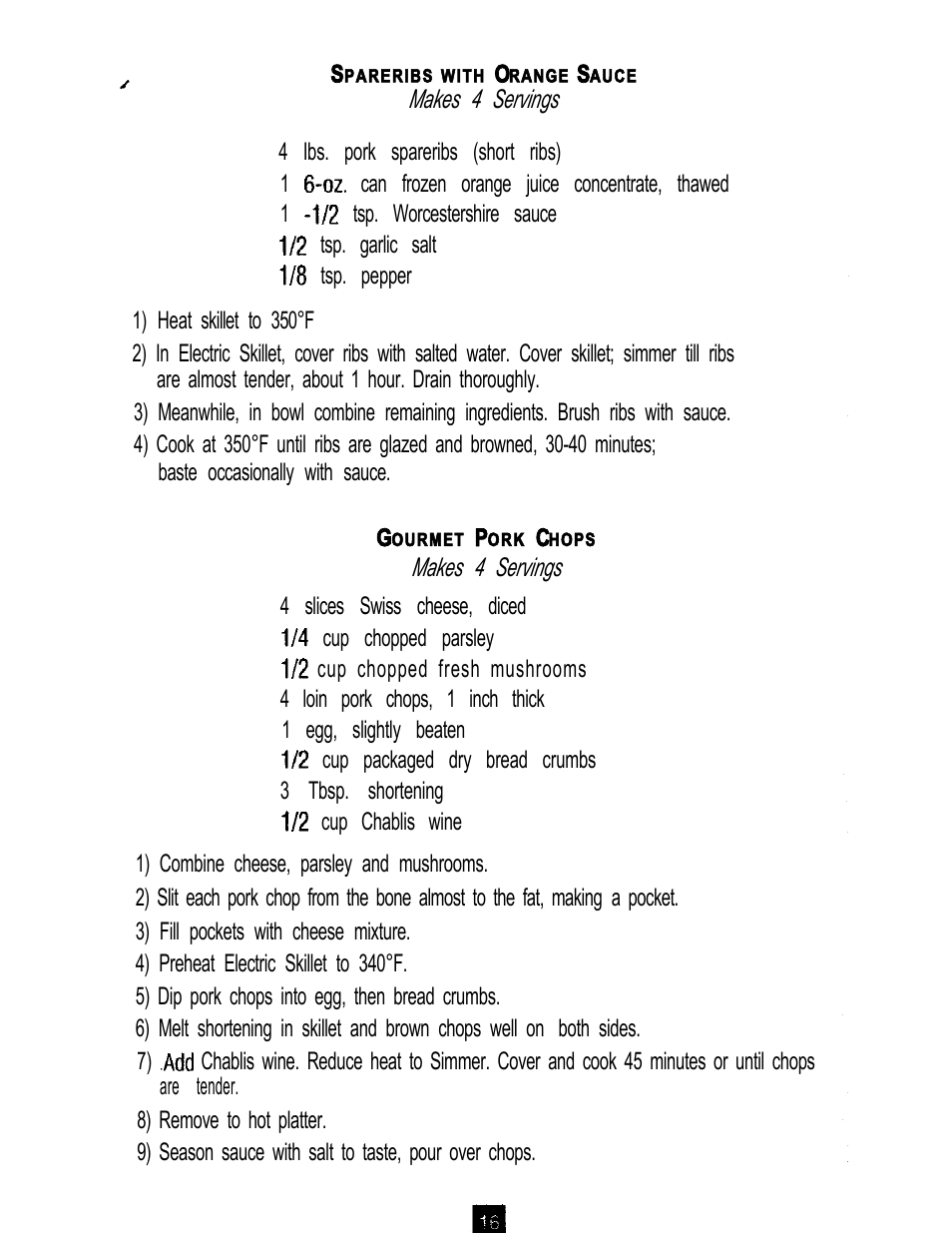 Oster 3222 User Manual | Page 16 / 52