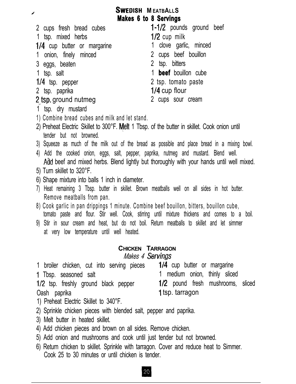 Oster 3222 User Manual | Page 20 / 52