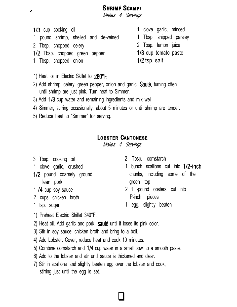 Oster 3222 User Manual | Page 22 / 52