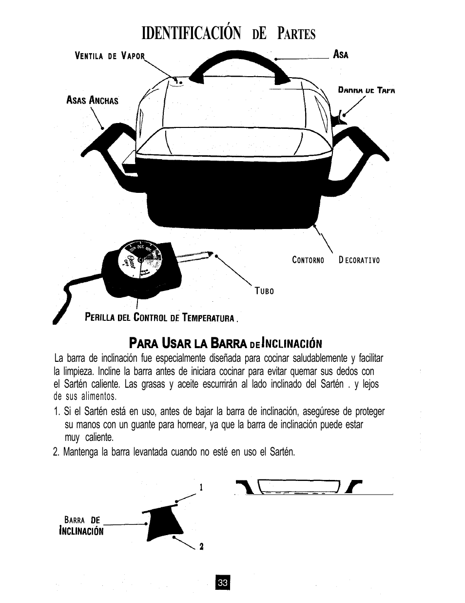 Identificación, Artes | Oster 3222 User Manual | Page 33 / 52