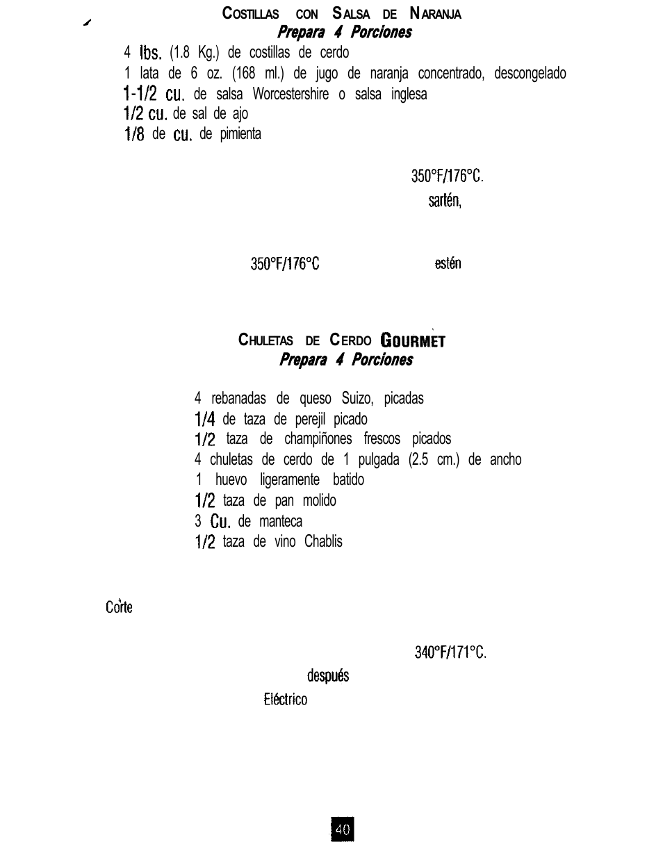 Oster 3222 User Manual | Page 40 / 52