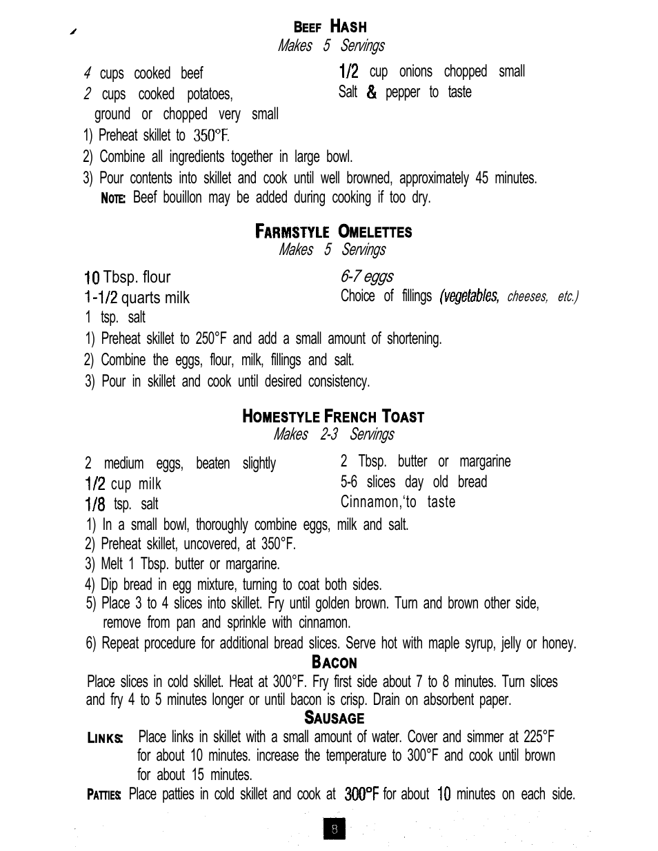 Oster 3222 User Manual | Page 8 / 52