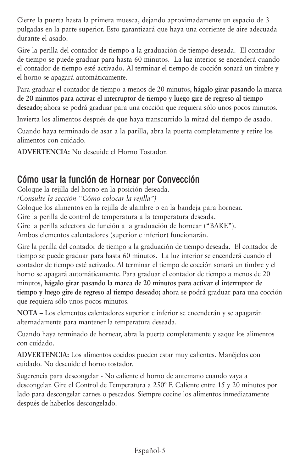 Oster 6056 User Manual | Page 12 / 24