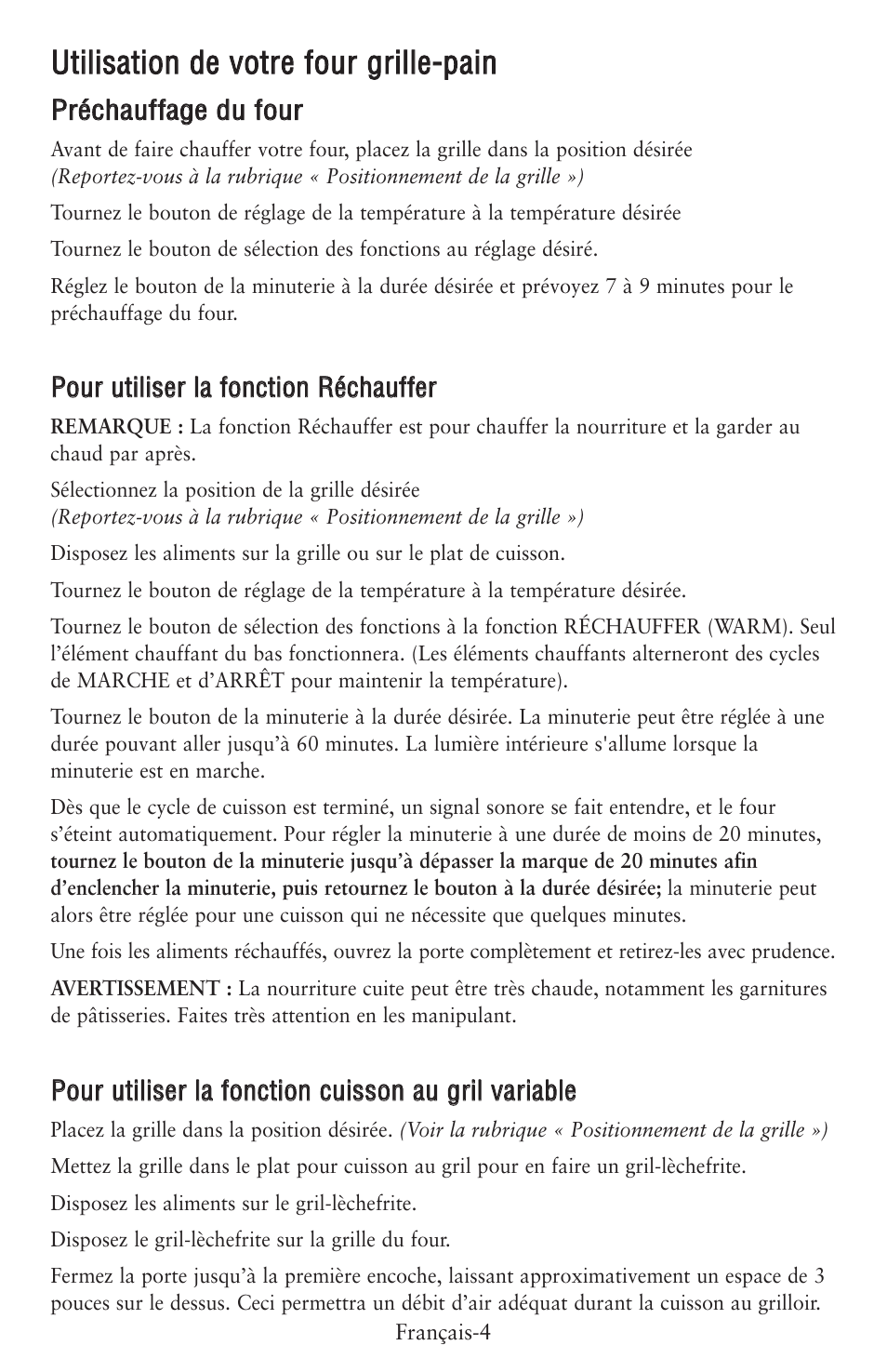 Oster 6056 User Manual | Page 19 / 24