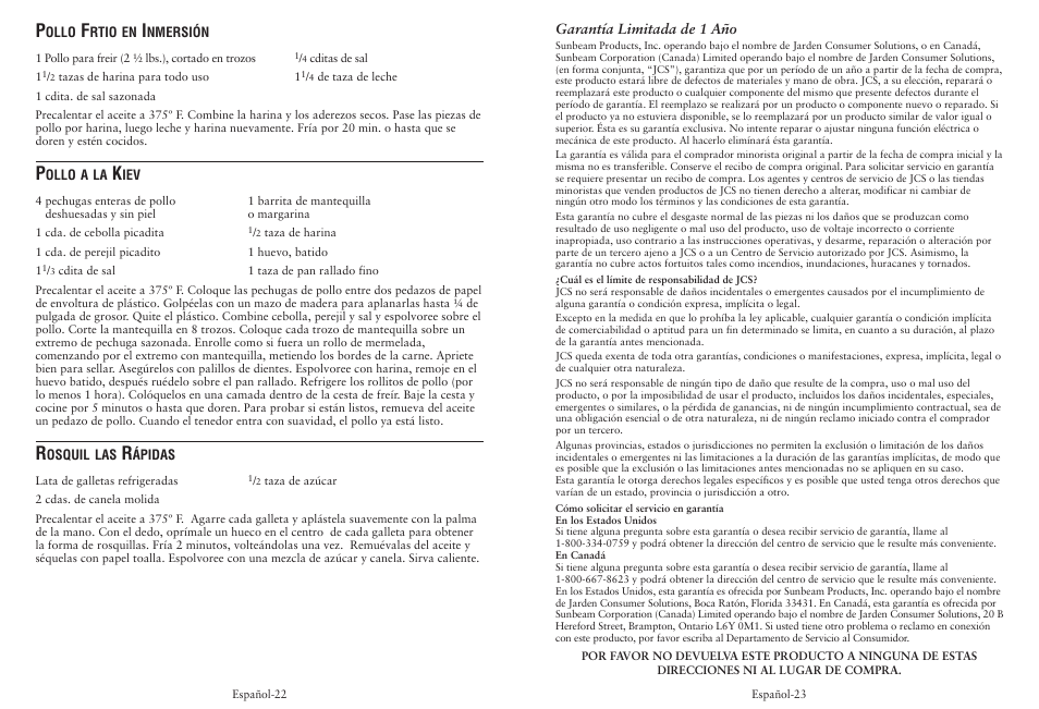 Oster CKSTDFFM40 User Manual | Page 12 / 12