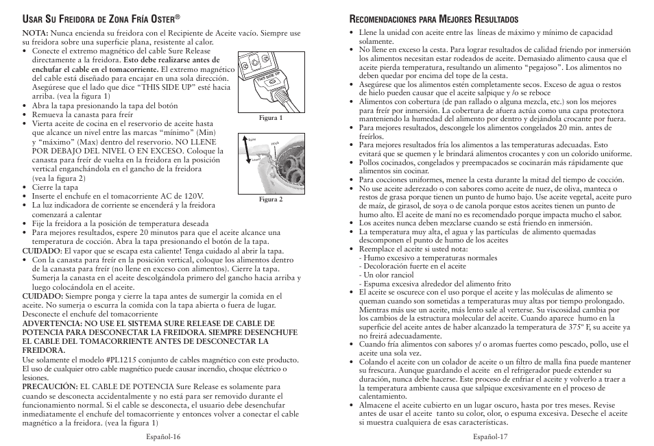 Oster CKSTDFFM40 User Manual | Page 9 / 12