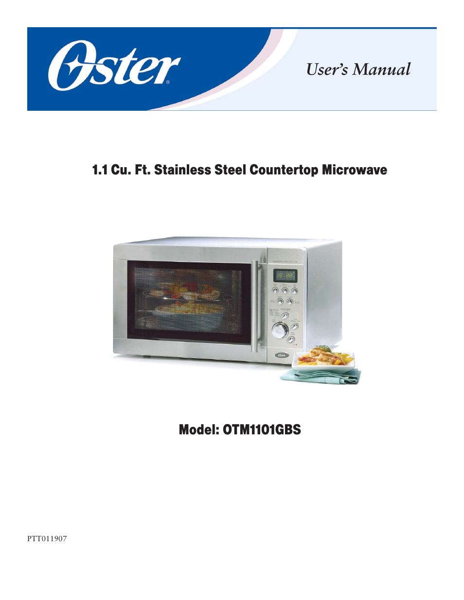 Oster OTM1101GBS User Manual | 15 pages