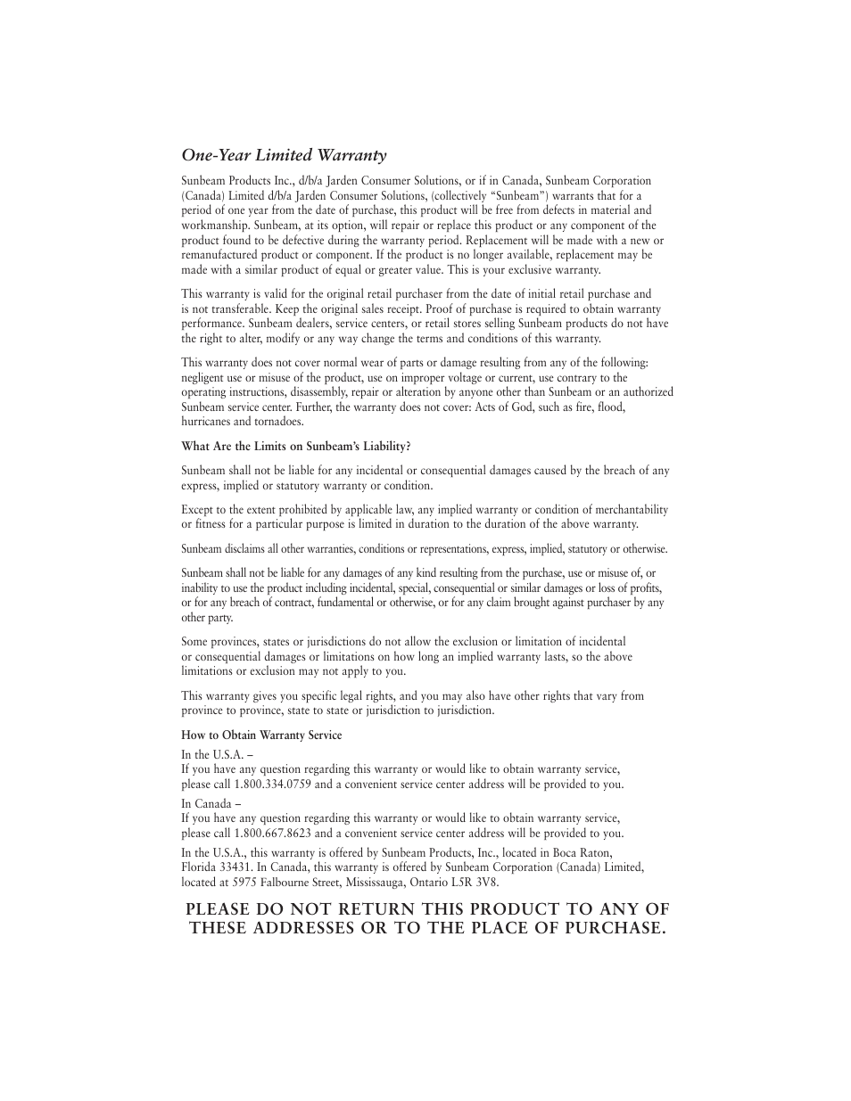 Oster 5711 User Manual | Page 10 / 23