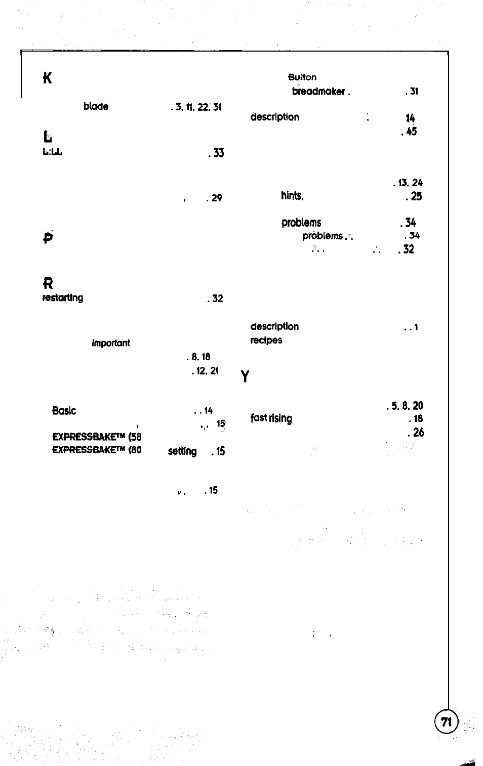 Oster Bread Maker User Manual | Page 73 / 76