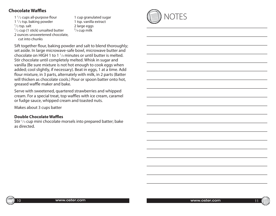 Oster CKSTWF40 User Manual | Page 6 / 14
