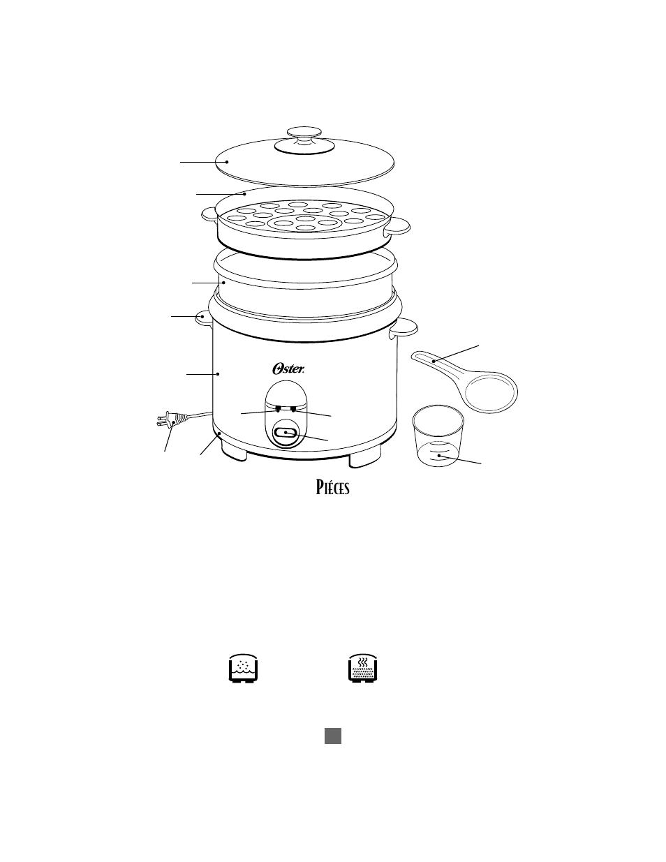 Iéces | Oster 4718 User Manual | Page 10 / 32