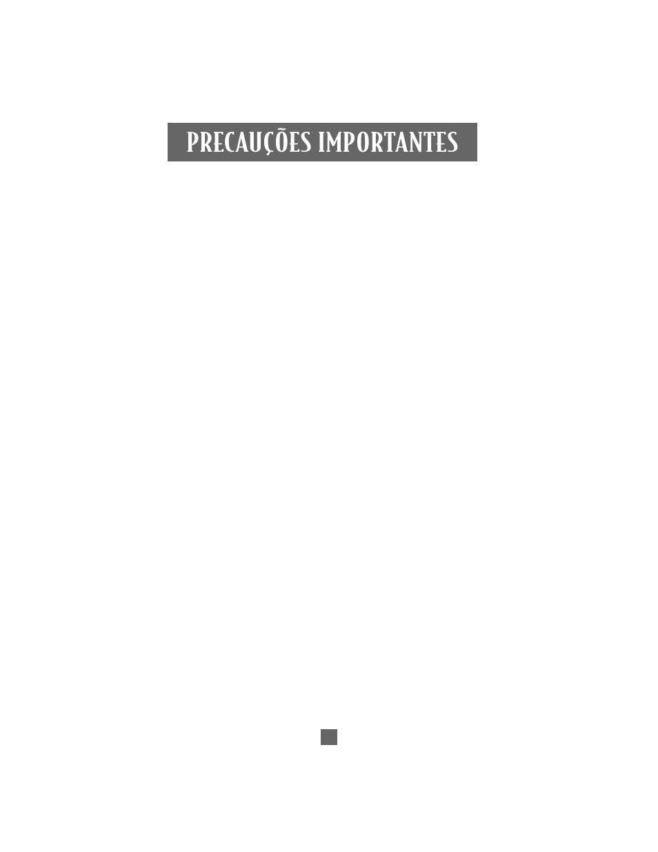 Precauções importantes | Oster 6210 User Manual | Page 29 / 36