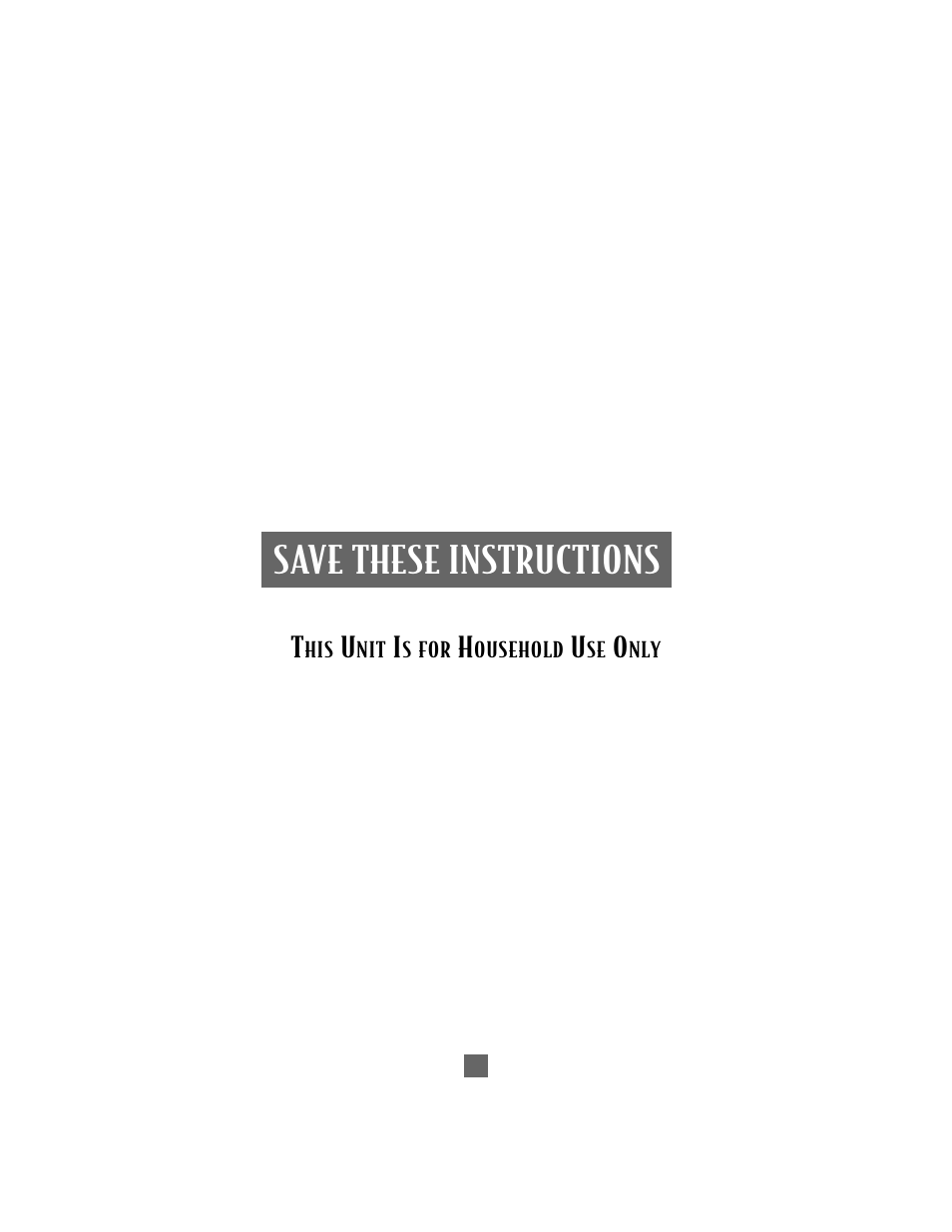 Save these instructions | Oster 6210 User Manual | Page 3 / 36