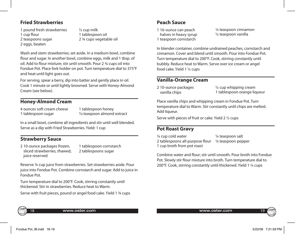 Oster 135659 User Manual | Page 10 / 24