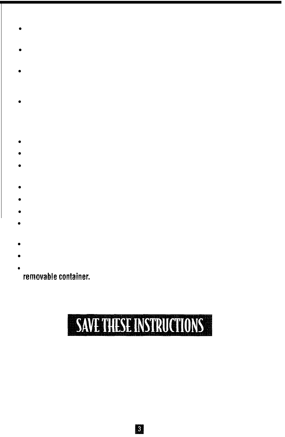 This unit for household use only, Do not use outdoors, Always use sufficient water for steaming time | Do not use appliance for other than intended use | Oster DESIGNER 4711 User Manual | Page 3 / 44