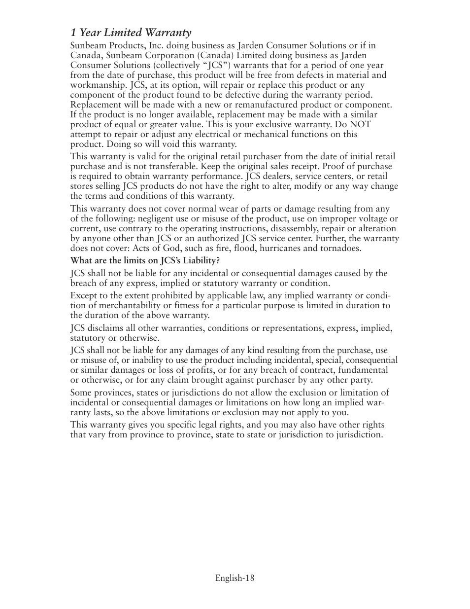 Oster CKSTSKRM20 User Manual | Page 18 / 40