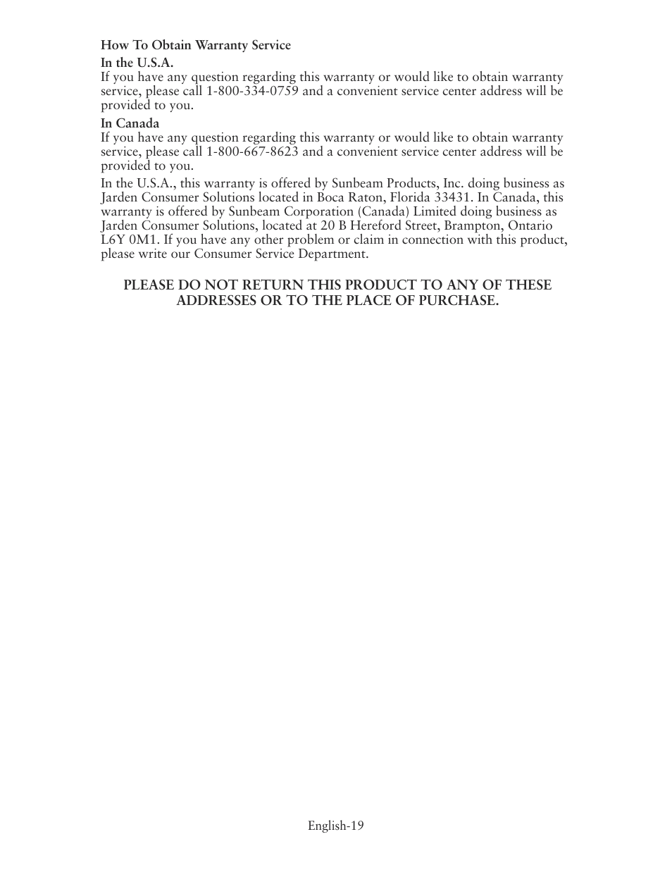 Oster CKSTSKRM20 User Manual | Page 19 / 40