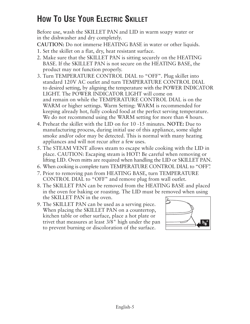 Oster CKSTSKRM20 User Manual | Page 5 / 40