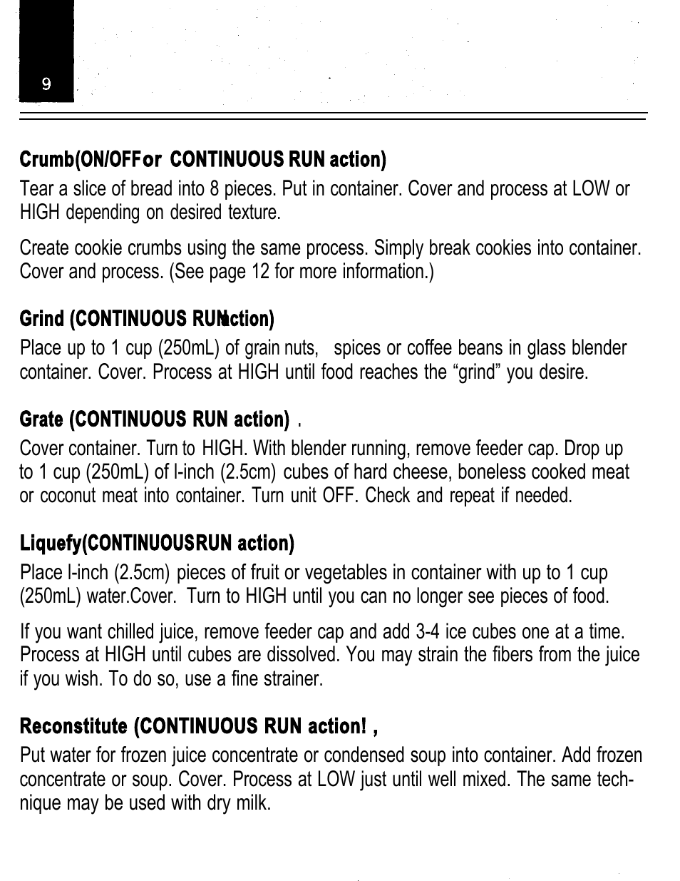 Oster IZER BLENDER/LIQUEFIER User Manual | Page 11 / 20