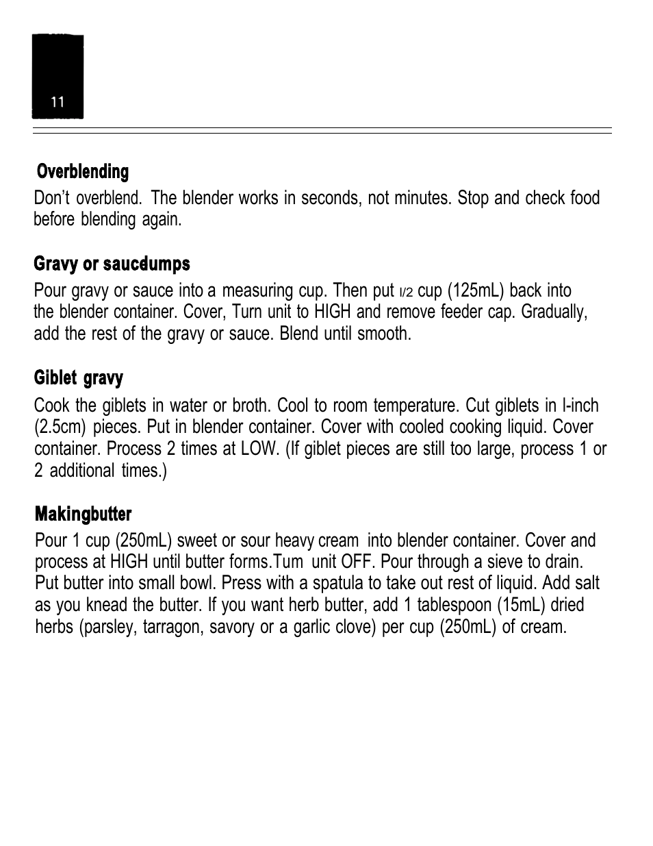 Oster IZER BLENDER/LIQUEFIER User Manual | Page 13 / 20