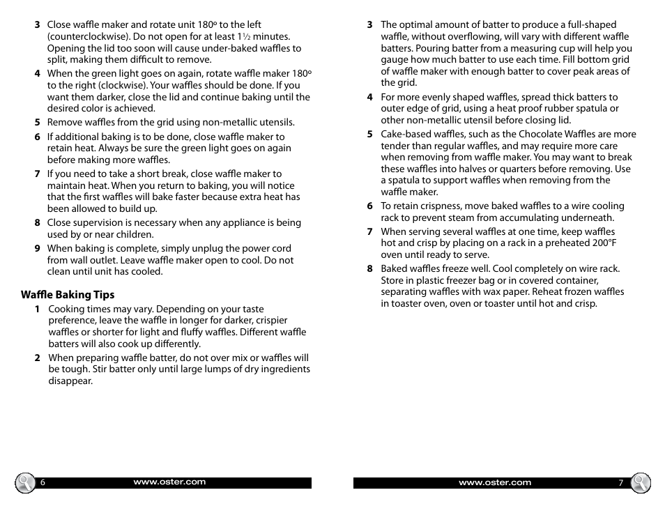 Oster CKSTWFBF05 User Manual | Page 4 / 16