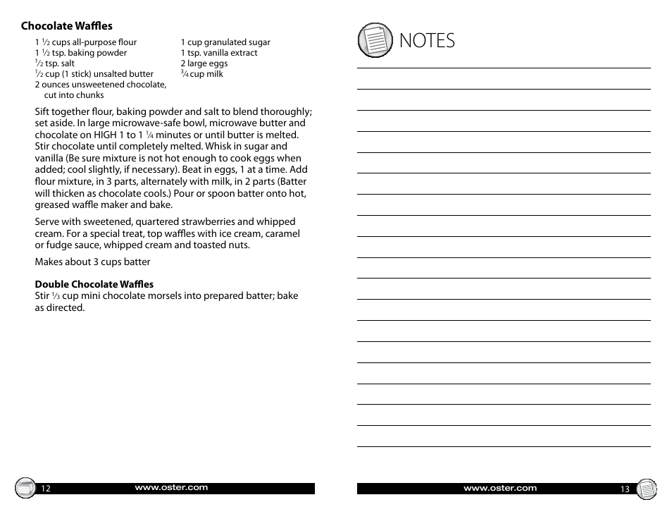 Oster CKSTWFBF05 User Manual | Page 7 / 16
