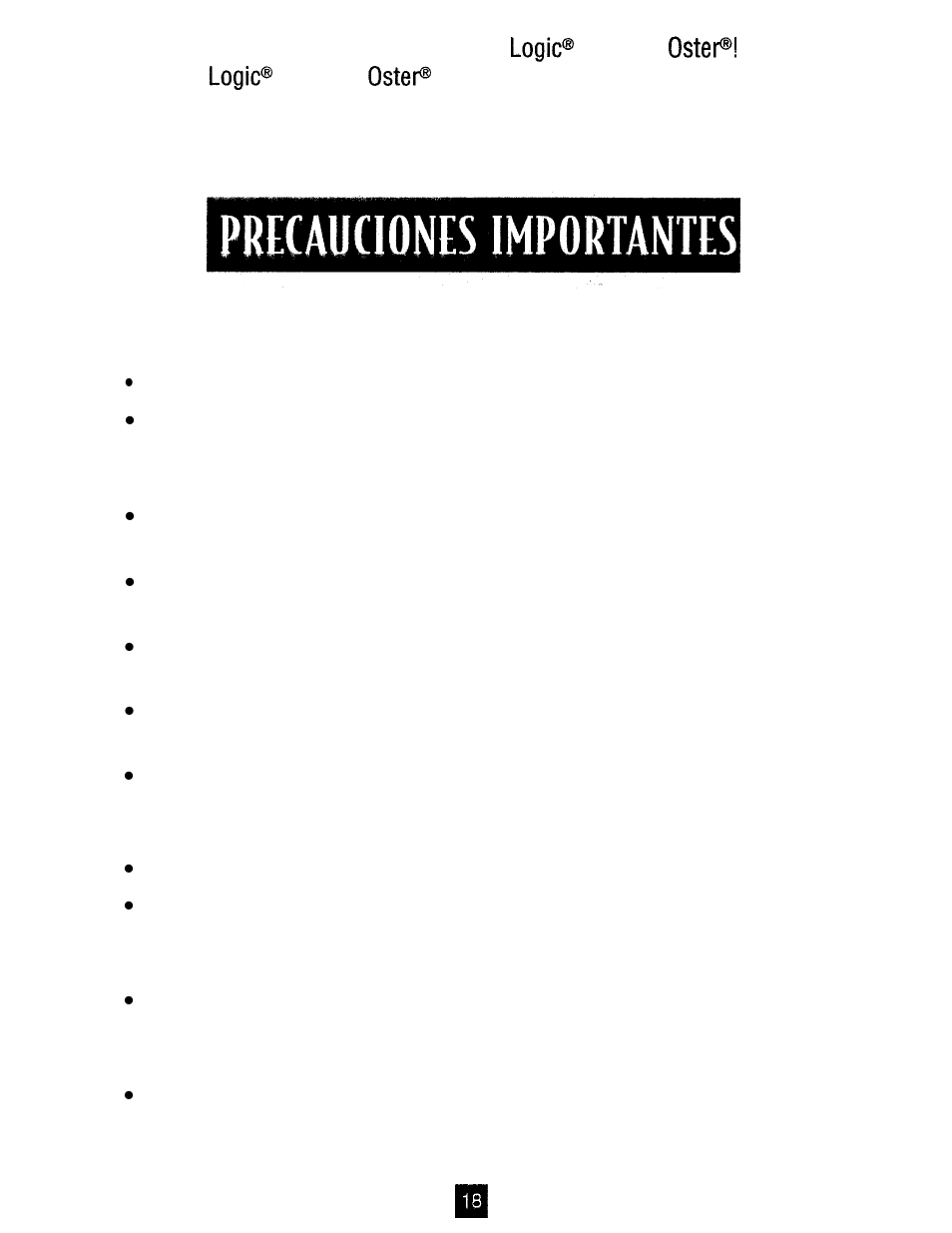Leatodaslasinstruccionesantesdeusarlo | Oster TOASTERS User Manual | Page 18 / 30