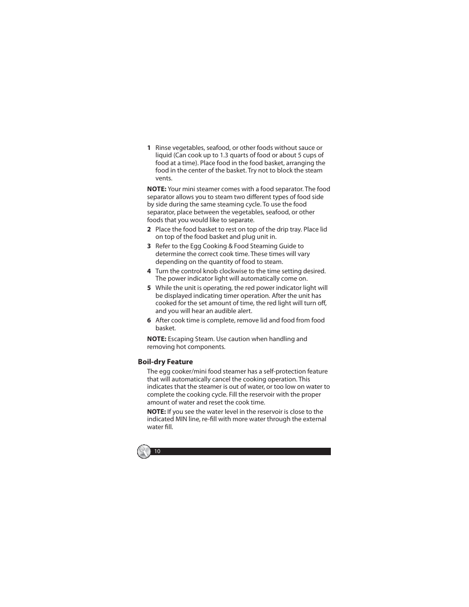 Oster CKSTSTMM10 User Manual | Page 10 / 40