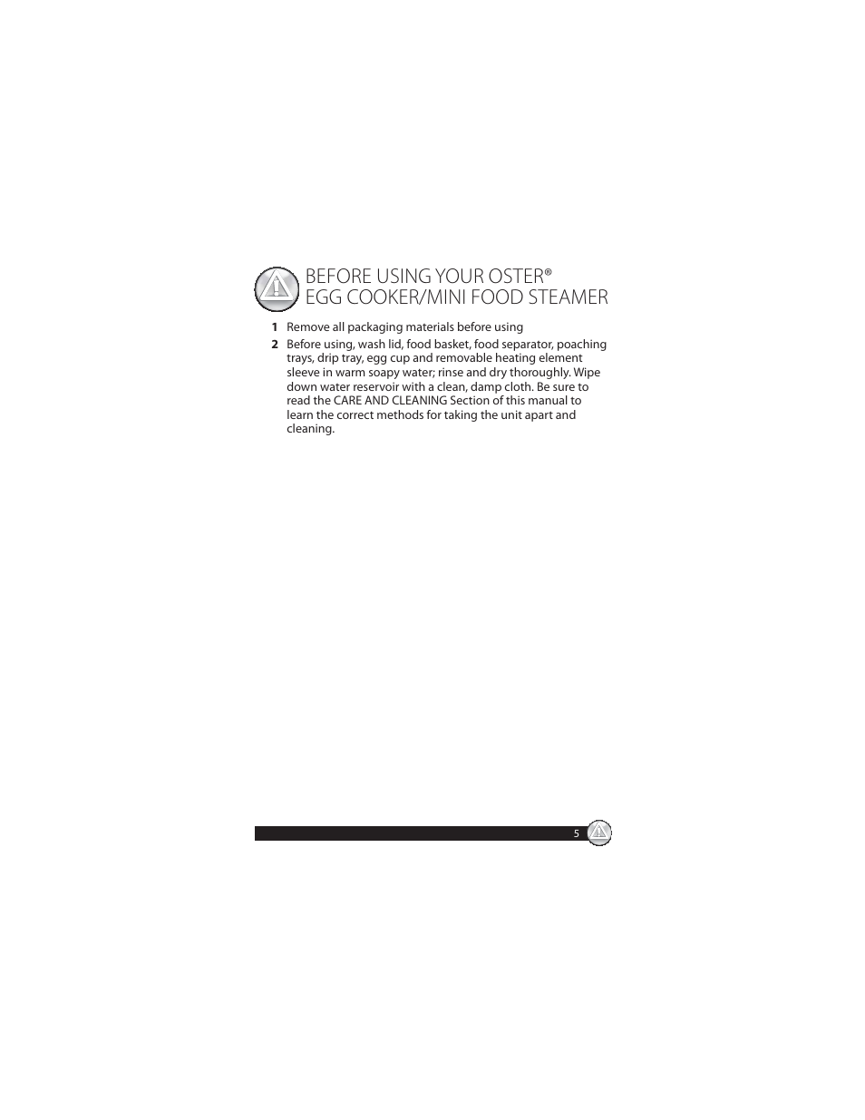 Oster CKSTSTMM10 User Manual | Page 5 / 40