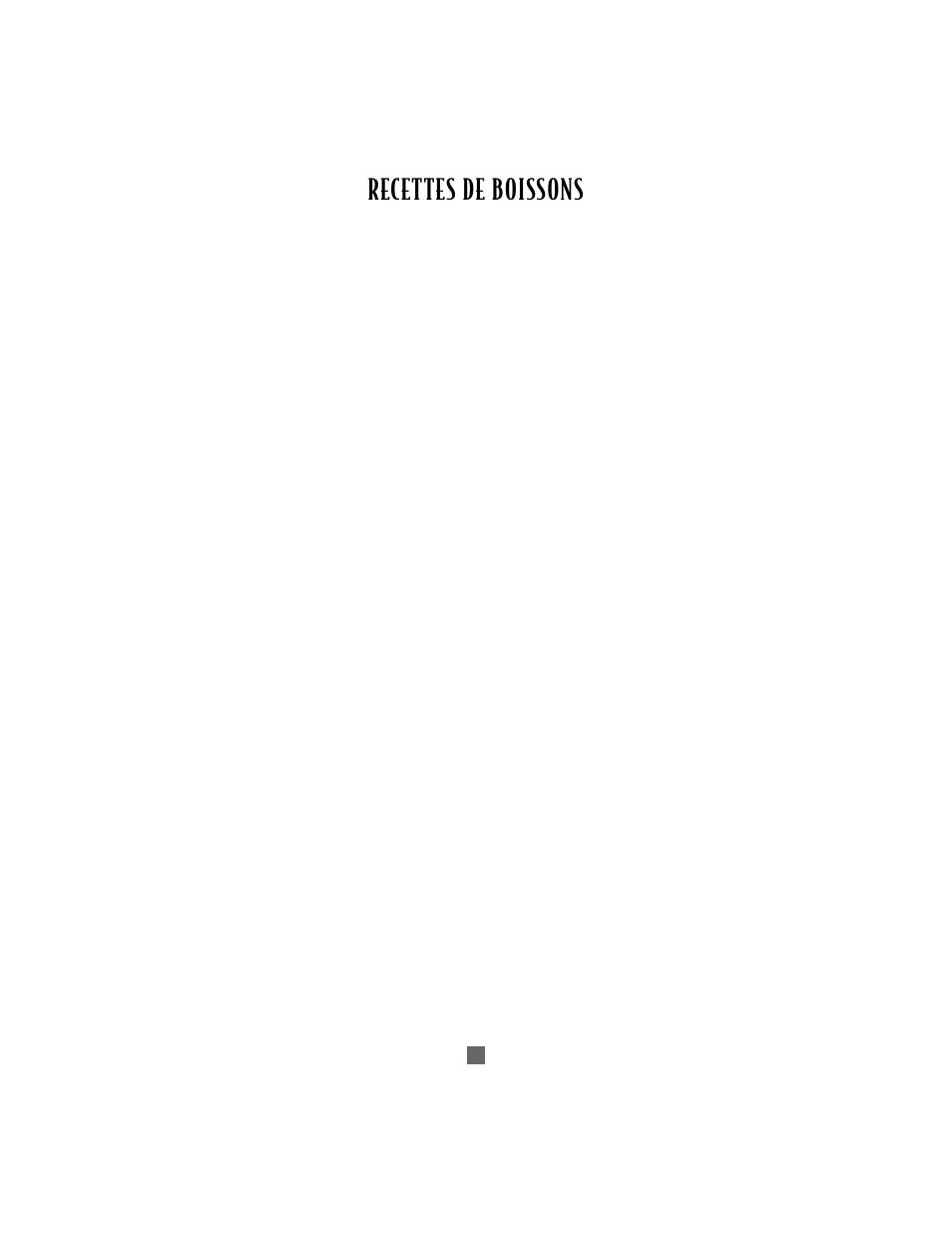 Recettes de boissons | Oster 4749 User Manual | Page 23 / 56