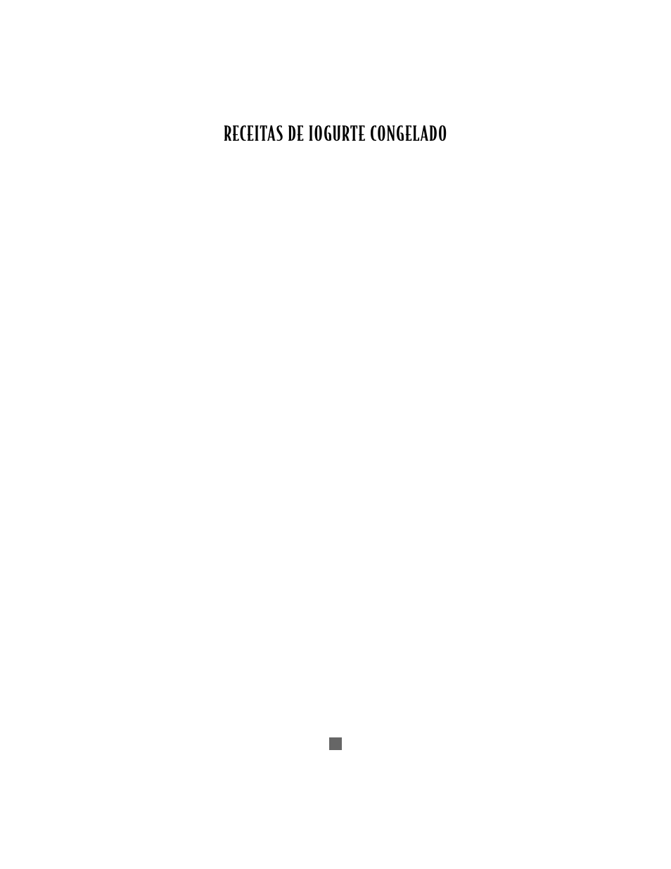 Receitas de iogurte congelado | Oster 4749 User Manual | Page 52 / 56