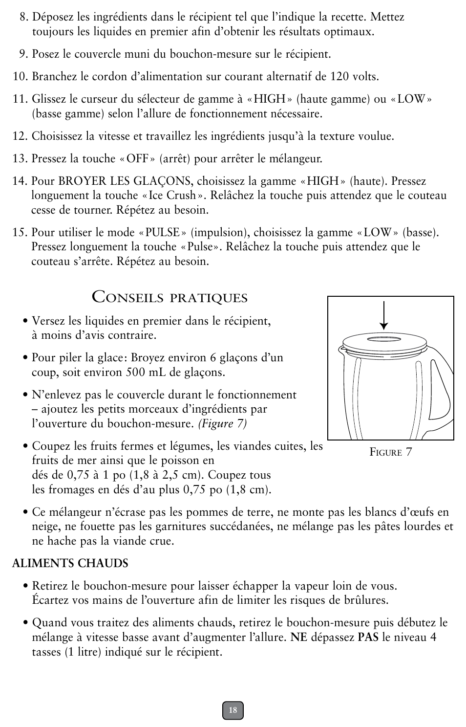 Oster BCAGO8 User Manual | Page 18 / 24