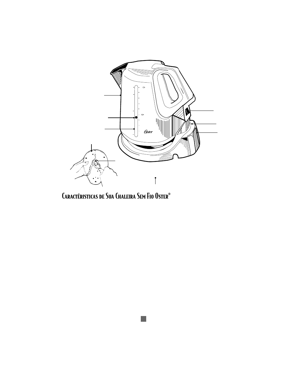 Caractéristicas de sua chaleira sem fio oster | Oster CORDLESS 3207 User Manual | Page 26 / 32