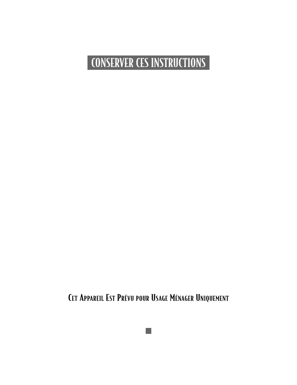 Conserver ces instructions | Oster CORDLESS 3207 User Manual | Page 9 / 32
