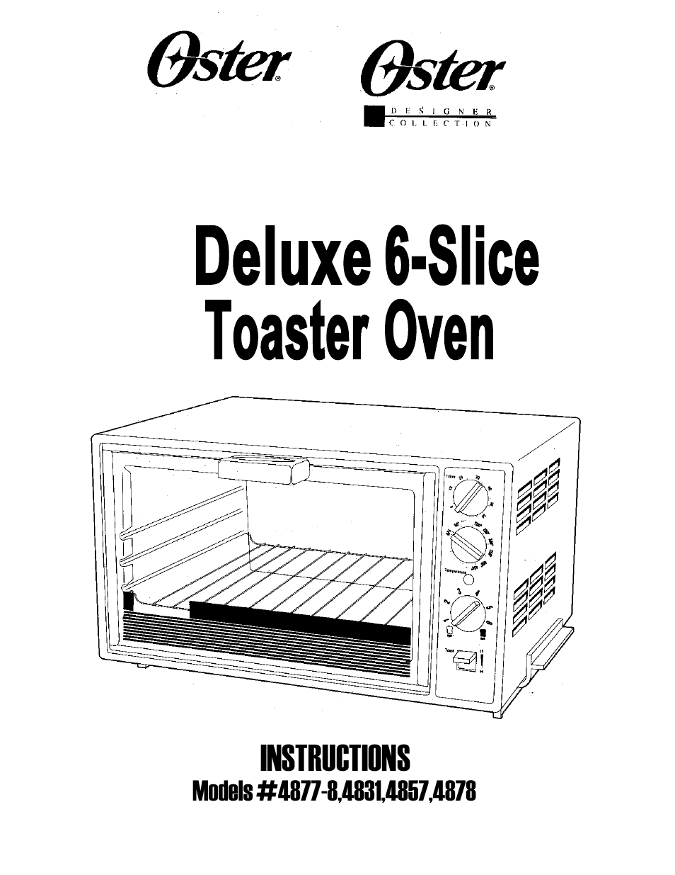 Oster 4877-8 User Manual | 12 pages