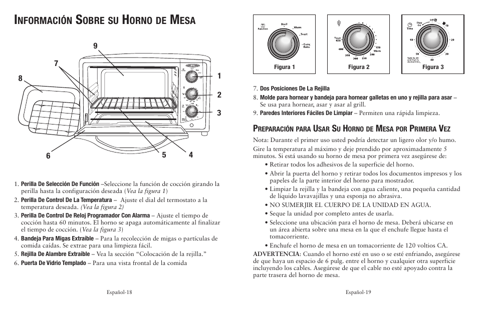 Nformación, Obre, Orno | Oster 139214 User Manual | Page 10 / 16