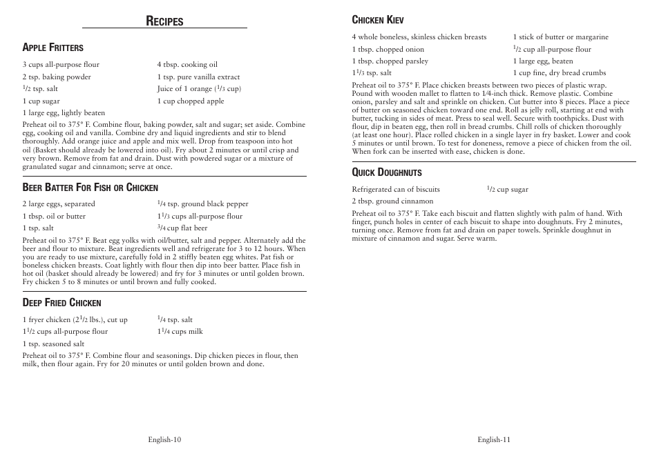 Ecipes | Oster CKSTDFZM70 User Manual | Page 6 / 12