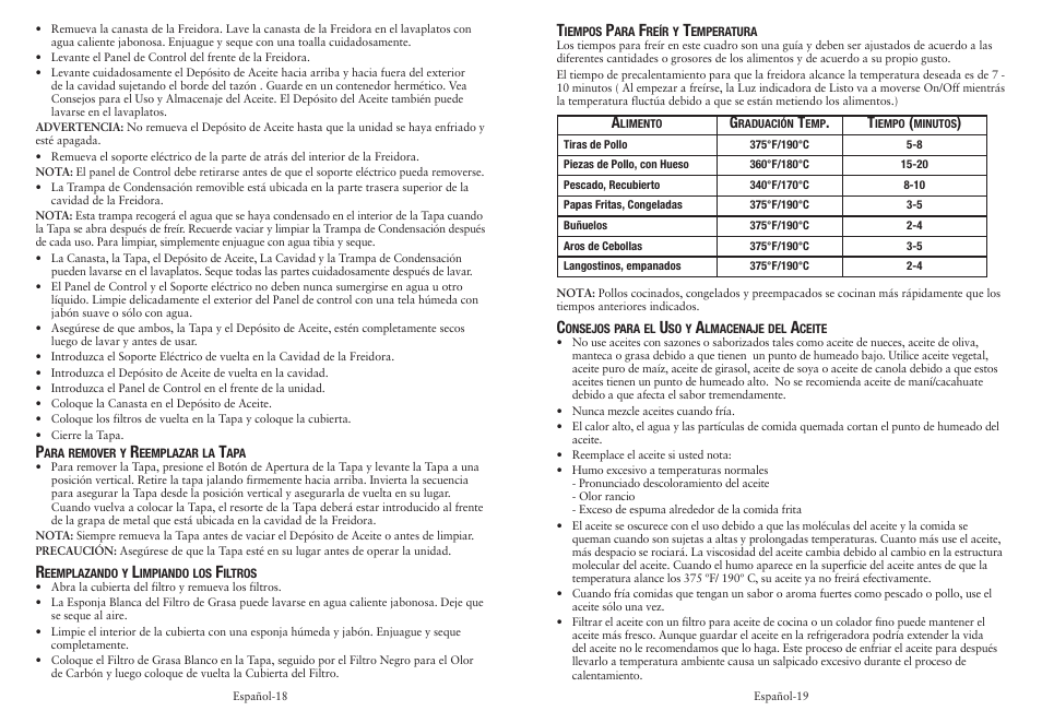 Oster CKSTDFZM53 User Manual | Page 10 / 12