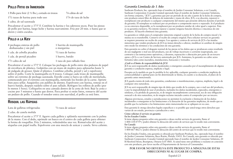 Oster CKSTDFZM53 User Manual | Page 12 / 12