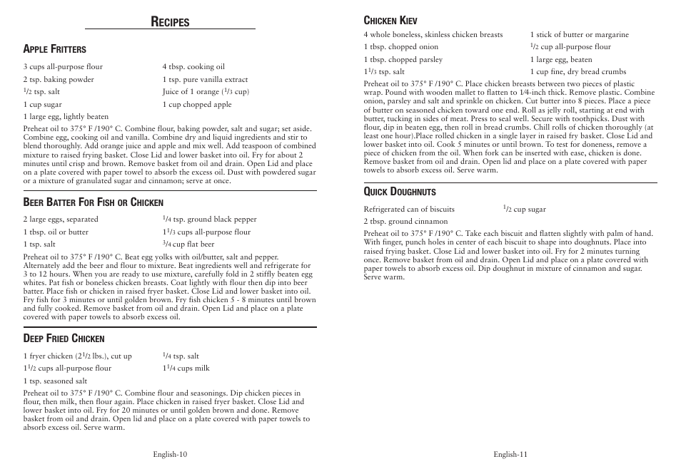 Ecipes | Oster CKSTDFZM53 User Manual | Page 6 / 12