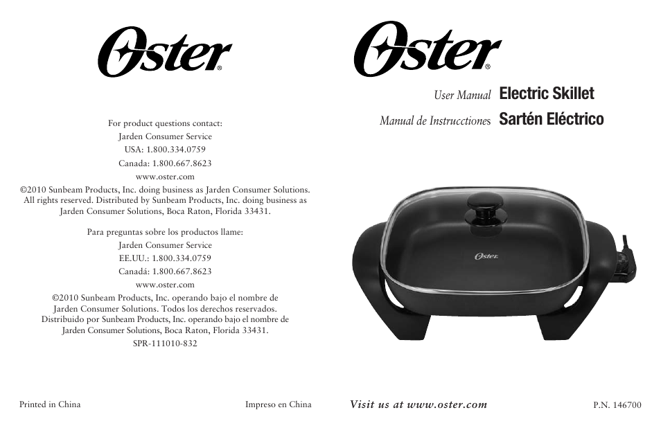 Oster Cookware User Manual | 14 pages