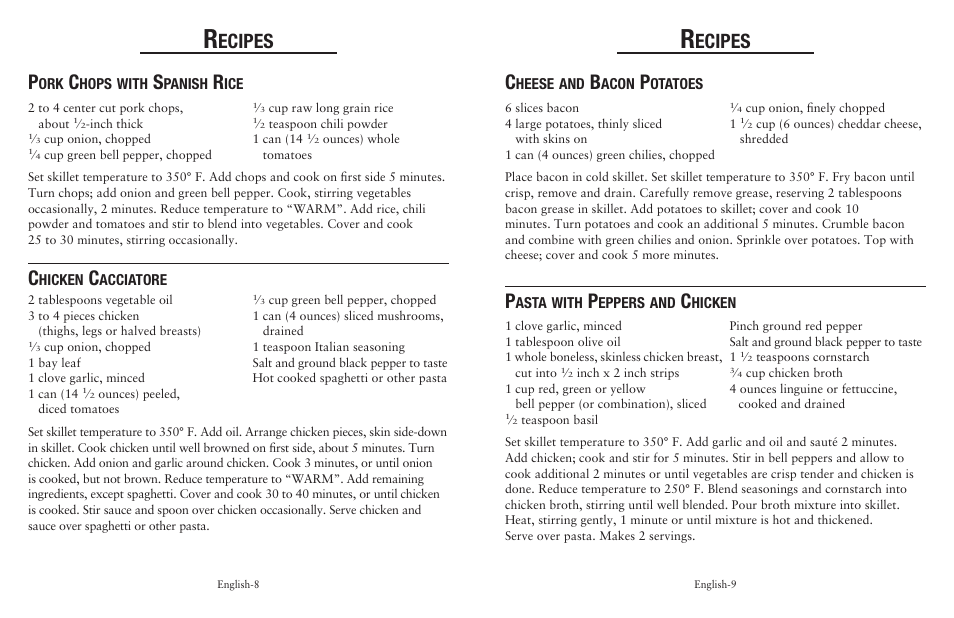 Ecipes | Oster Cookware User Manual | Page 5 / 14