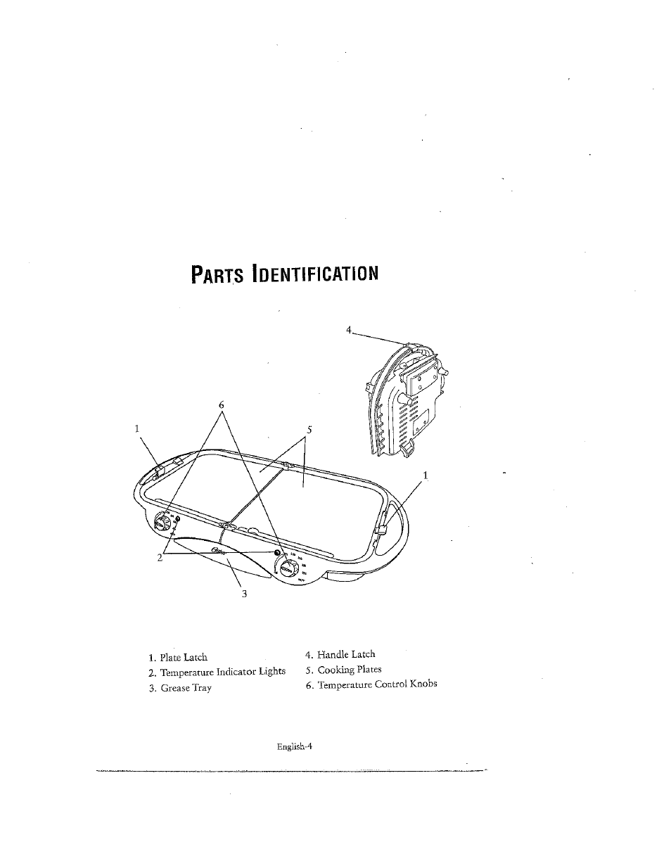 Arts, Dentification | Oster CKSTGRFM40 User Manual | Page 4 / 9