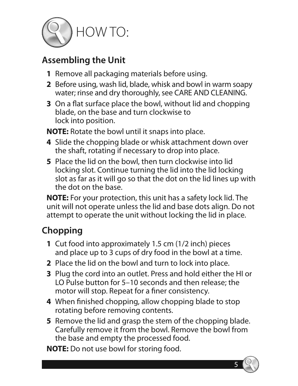 How to | Oster 3320 User Manual | Page 5 / 28