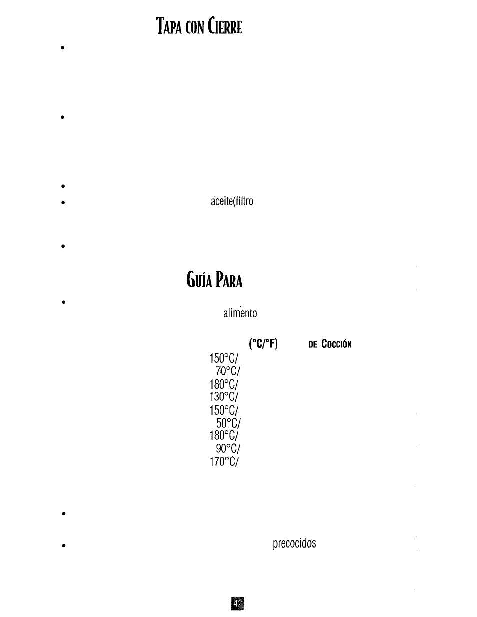 Como remplazar los fiitros, Iltros, Eguridad | Istema de dos, Ocinar, Ugerencias | Oster 3246 User Manual | Page 42 / 60