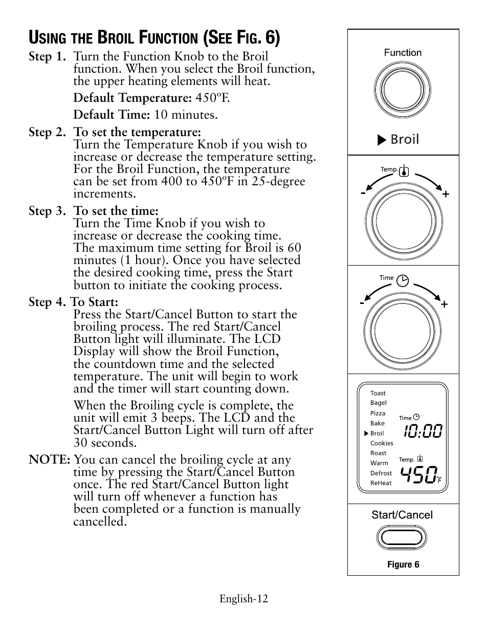 Oster Digital Countertop TSSTTVDFL1 User Manual | Page 12 / 43