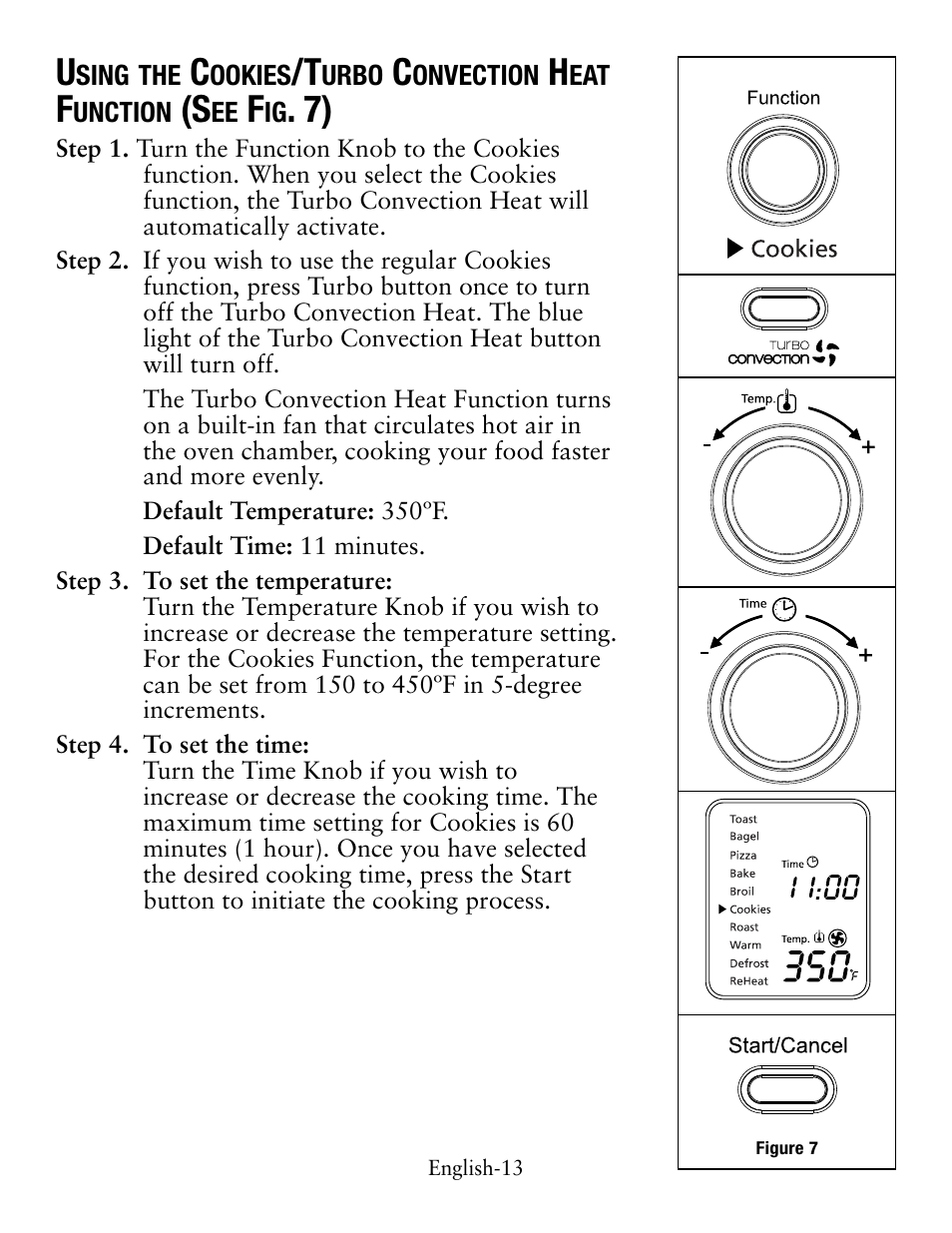 Oster Digital Countertop TSSTTVDFL1 User Manual | Page 13 / 43