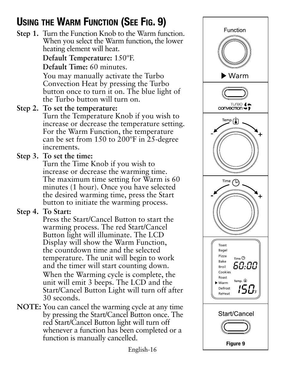 Oster Digital Countertop TSSTTVDFL1 User Manual | Page 16 / 43