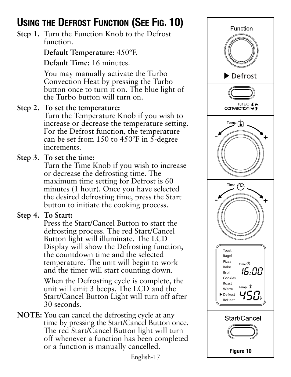 Oster Digital Countertop TSSTTVDFL1 User Manual | Page 17 / 43