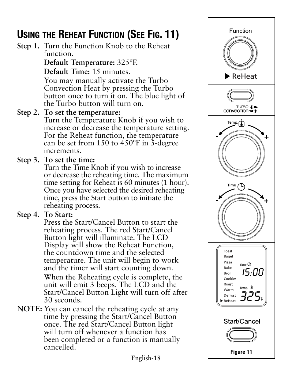 Oster Digital Countertop TSSTTVDFL1 User Manual | Page 18 / 43